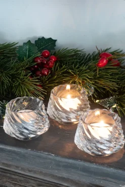 Cristina Oria Candelabros Y Portavelas^Portavelas Desmontable De Cristal Con Diseño De Árbol Transparente Grande