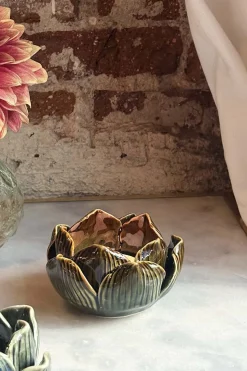 Cristina Oria Candelabros Y Portavelas^Portavelas Flor De Loto