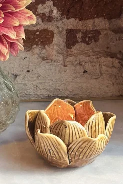 Cristina Oria Candelabros Y Portavelas^Portavelas Flor De Loto