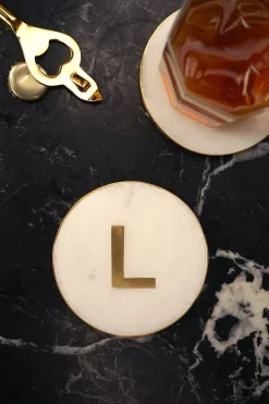 Cristina Oria Menaje Iniciales|Posavasos Y Servilleteros^Posavasos De Mármol Iniciales