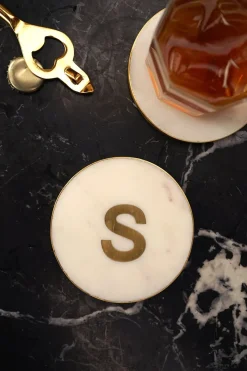 Cristina Oria Menaje Iniciales|Posavasos Y Servilleteros^Posavasos De Mármol Iniciales