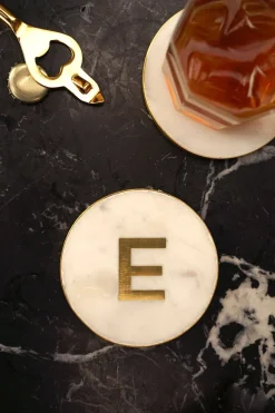 Cristina Oria Menaje Iniciales|Posavasos Y Servilleteros^Posavasos De Mármol Iniciales