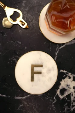 Cristina Oria Menaje Iniciales|Posavasos Y Servilleteros^Posavasos De Mármol Iniciales