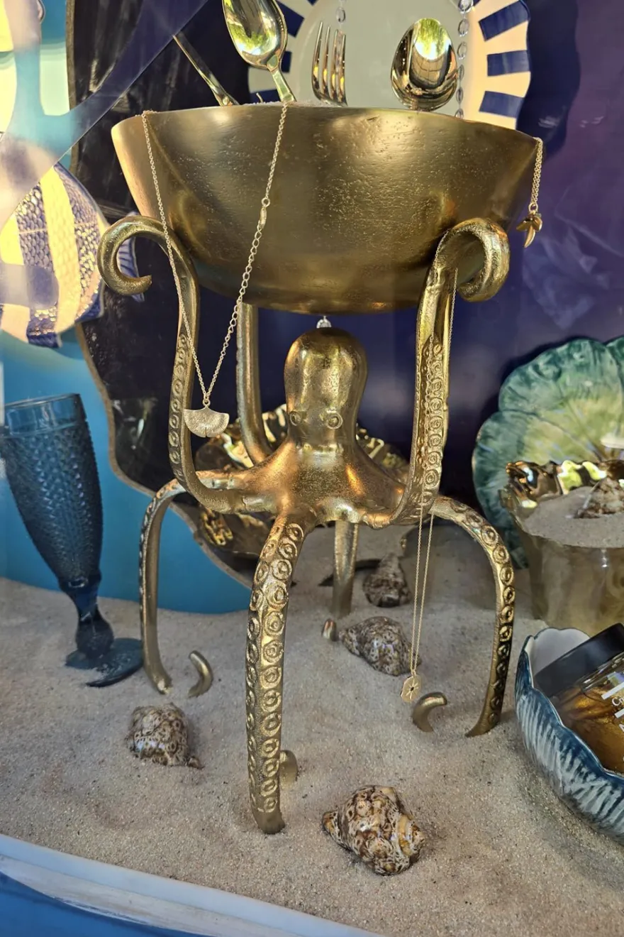 Cristina Oria Piezas Decorativas^Pulpo Dorado De Decoración