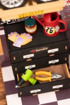 Cristina Oria Juegos De Mesa^Puzzle 3D O Maqueta Con Diseño Taller De Coches