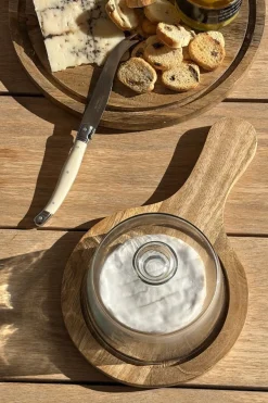 Cristina Oria Queseras^Quesera Redonda Con Mango Y Tapa De Cristal