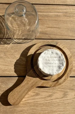 Cristina Oria Queseras^Quesera Redonda Con Mango Y Tapa De Cristal