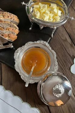 Cristina Oria Accesorios De Mesa^Recipiente De Plata Y Cristal Co