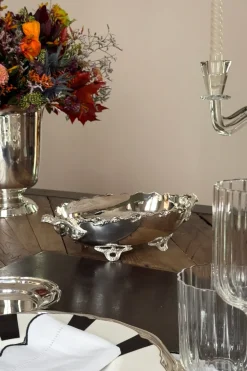 Cristina Oria Accesorios De Mesa^Recipiente Grande Con Asas De Plata CO