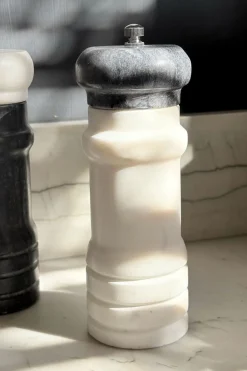 Cristina Oria Accesorios De Mesa^Salero De Mármol Blanco