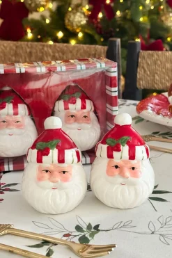 Cristina Oria Accesorios De Mesa^Salero Y Pimentero Con Diseño De Papá Noel