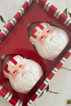 Cristina Oria Accesorios De Mesa^Salero Y Pimentero Con Diseño De Papá Noel