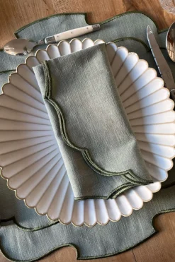 Cristina Oria Servilletas Y Accesorios^Servilleta Con Diseño De Blonda