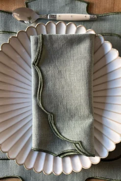 Cristina Oria Servilletas Y Accesorios^Servilleta Con Diseño De Blonda