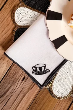 Cristina Oria Servilletas Y Accesorios^Servilleta De Cóctel Diseño Taza CO