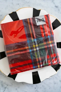 Cristina Oria Servilletas Y Accesorios^Servilletas Cuadro Escoceses Grandes