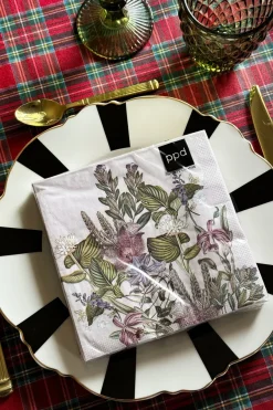 Cristina Oria Servilletas Y Accesorios^Servilletas Flores Malvas Grandes