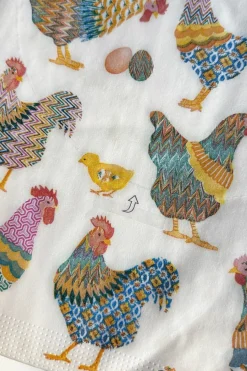 Cristina Oria Servilletas Y Accesorios^Servilletas Gallinas Grandes