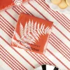 Cristina Oria Servilletas Y Accesorios^Servilletas Helecho Naranjas Pequeñas