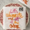 Cristina Oria Servilletas Y Accesorios^Servilletas Let´S Celebrate And Eat All The Cake Grandes
