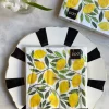 Cristina Oria Servilletas Y Accesorios^Servilletas Limones Y Hojas Grandes