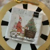 Cristina Oria Servilletas Y Accesorios^Servilletas Papa Noel en Bicicleta Grandes