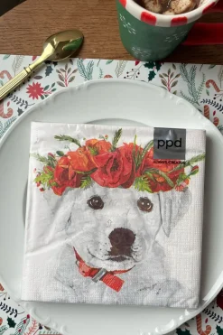 Cristina Oria Servilletas Y Accesorios^Servilletas Perro Labrador Grandes