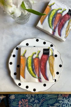 Cristina Oria Servilletas Y Accesorios^Servilletas Pimientos Pequeñas