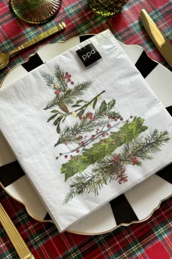 Cristina Oria Servilletas Y Accesorios^Servilletas Árbol De Navidad Grandes