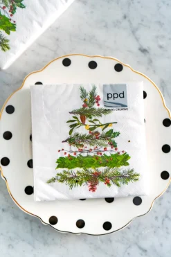 Cristina Oria Servilletas Y Accesorios^Servilletas Árbol De Navidad Pequeñas