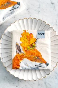 Cristina Oria Servilletas Y Accesorios^Servilletas Zorro Otoño Pequeñas