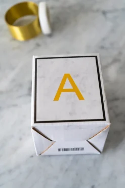 Cristina Oria Menaje Iniciales|Posavasos Y Servilleteros^Servilleteros De Mármol Iniciales