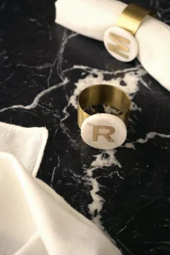 Cristina Oria Menaje Iniciales|Posavasos Y Servilleteros^Servilleteros De Mármol Iniciales