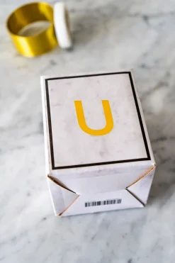 Cristina Oria Menaje Iniciales|Posavasos Y Servilleteros^Servilleteros De Mármol Iniciales