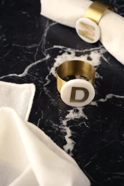 Cristina Oria Menaje Iniciales|Posavasos Y Servilleteros^Servilleteros De Mármol Iniciales