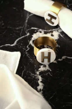 Cristina Oria Menaje Iniciales|Posavasos Y Servilleteros^Servilleteros De Mármol Iniciales