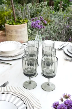 Cristina Oria Copas^Set 6 Copas Acrílicas Grises