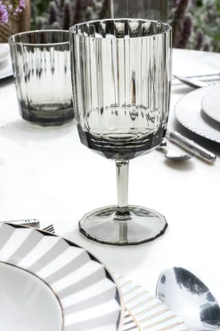 Cristina Oria Copas^Set 6 Copas Acrílicas Grises