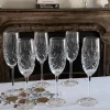 Cristina Oria Copas^Set 6 Copas De Champagne Cristal Espiga