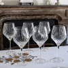 Cristina Oria Copas^Set 6 Copas De Vino Ovaladas Cristal Espiga