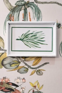 Cristina Oria Cuadros^Set 4 Cuadros Con Diseño De Hojas Verdes