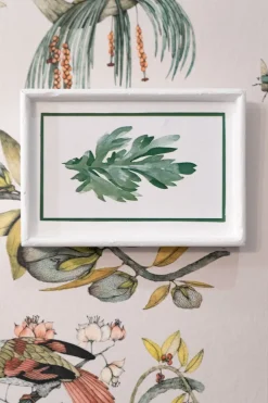 Cristina Oria Cuadros^Set 4 Cuadros Con Diseño De Hojas Verdes