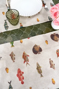 Cristina Oria Manteles Individuales|Manteles Antimanchas^Set 2 Manteles Individuales Diseño Peces