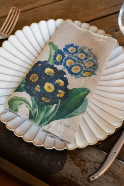 Cristina Oria Servilletas Y Accesorios^Set 6 Servilletas De Lino Con Diseño de Flores