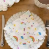 Cristina Oria Minichef|Servilletas Y Accesorios^Set 20 Servilletas De Papel Con Diseño De Unicornios Y Arcoiris
