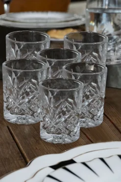 Cristina Oria Vasos^Set 6 Vasos Cristal Minis Espiga