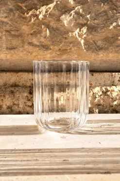 Cristina Oria Vasos^Set 12 Vasos Cristal Ondas