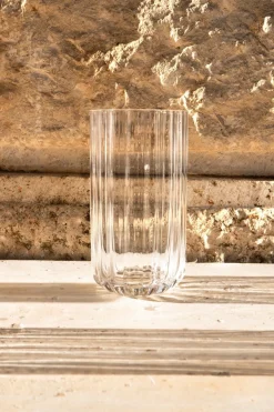 Cristina Oria Vasos^Set 12 Vasos Cristal Ondas