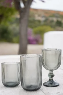 Cristina Oria Vasos^Set 6 Vasos De Diseño Grises