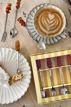 Cristina Oria Cubiertos De Postre^Set Cucharas Y Tenedores Diseño Dulces